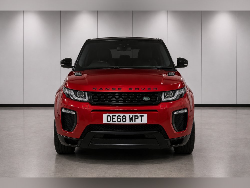 Red Land Rover Range Rover Evoque 2.0 TD4 HSE Dynamic SUV 5dr Diesel Auto 4WD Euro 6 s/s 180 ps